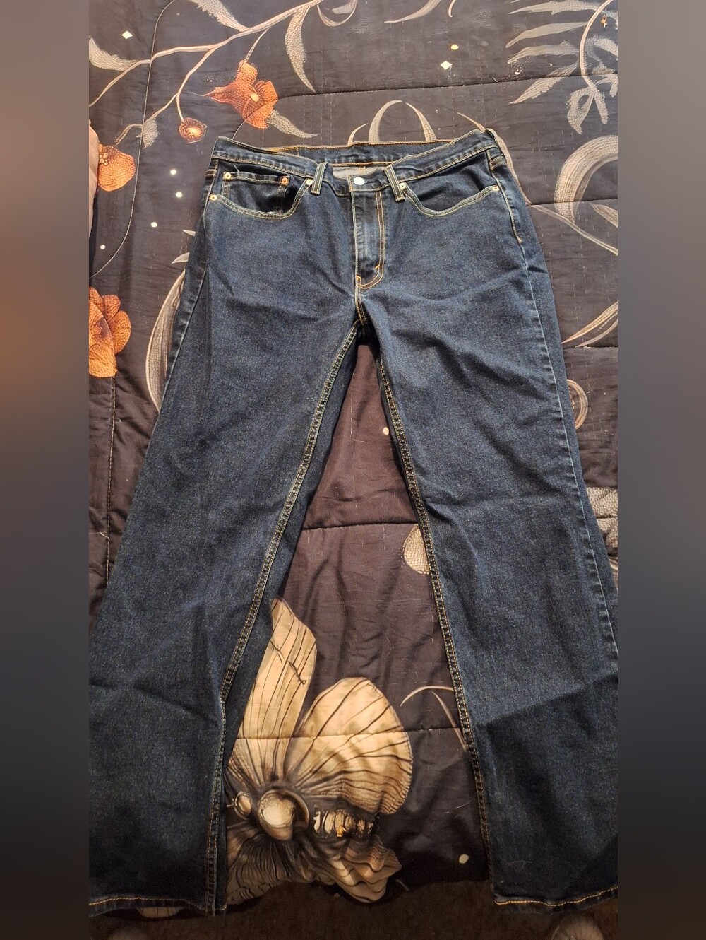 Men's Levis 514 34x32 Dark Blue